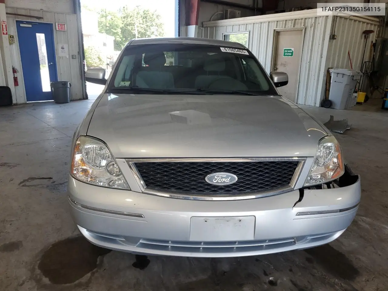 2005 Ford Five Hundred Se VIN: 1FAFP23135G154115 Lot: 61985465
