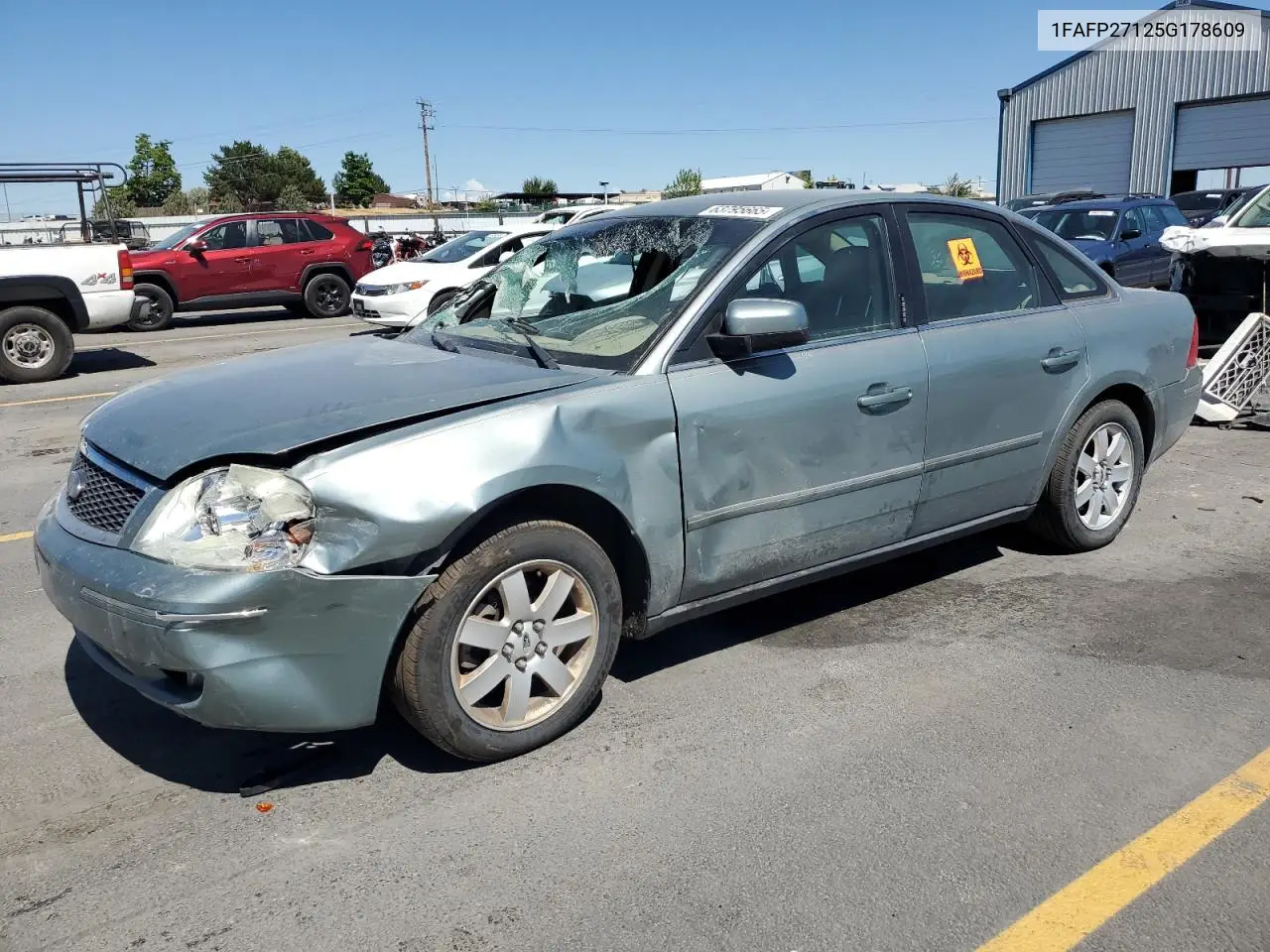2005 Ford Five Hundred Sel VIN: 1FAFP27125G178609 Lot: 63795665