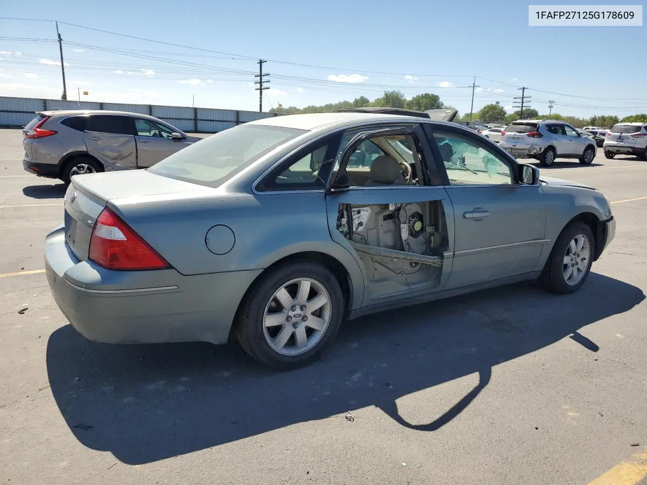 2005 Ford Five Hundred Sel VIN: 1FAFP27125G178609 Lot: 63795665