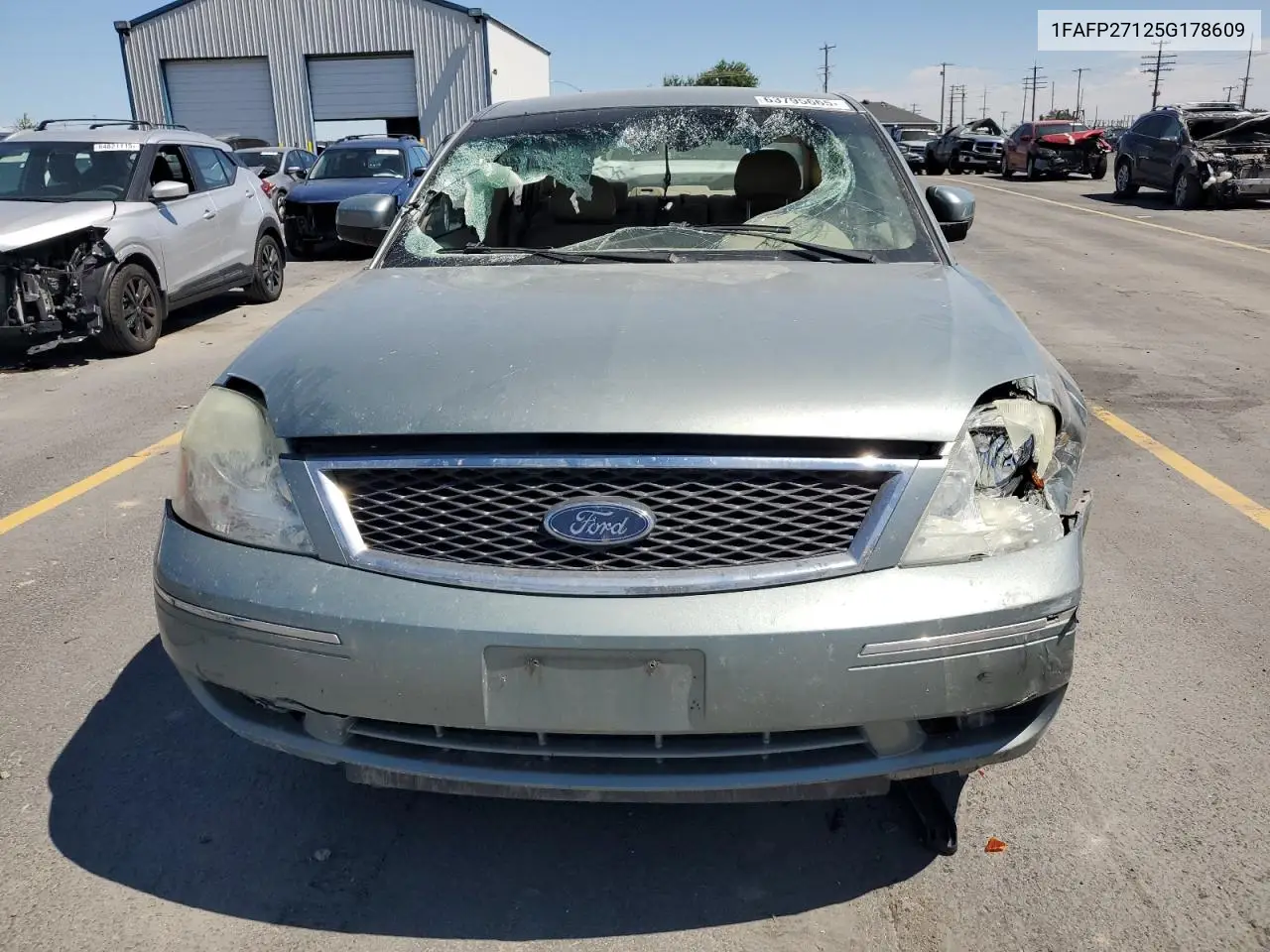 2005 Ford Five Hundred Sel VIN: 1FAFP27125G178609 Lot: 63795665