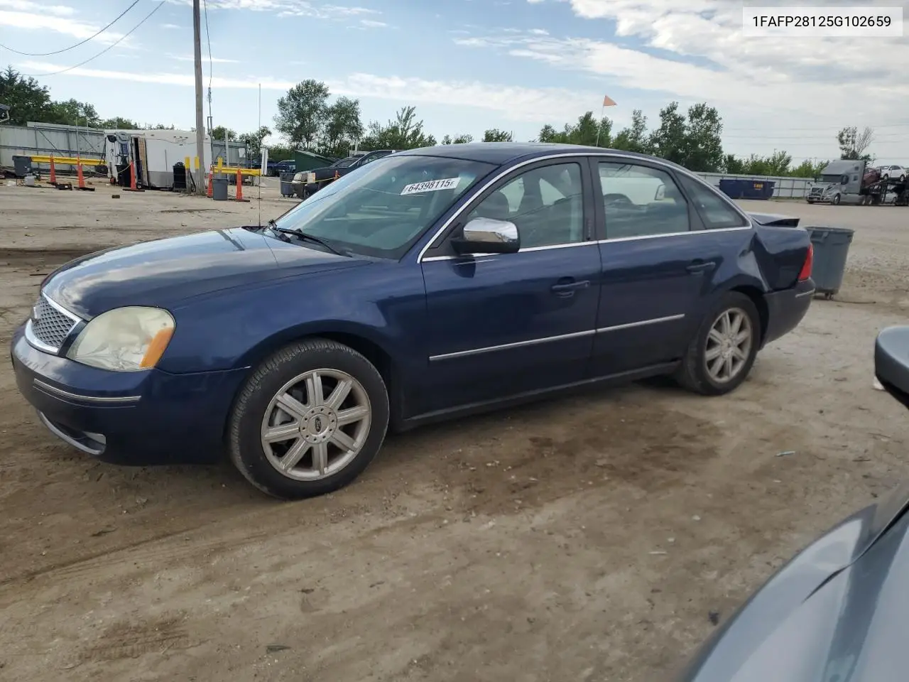 2005 Ford Five Hundred Limited VIN: 1FAFP28125G102659 Lot: 64398115