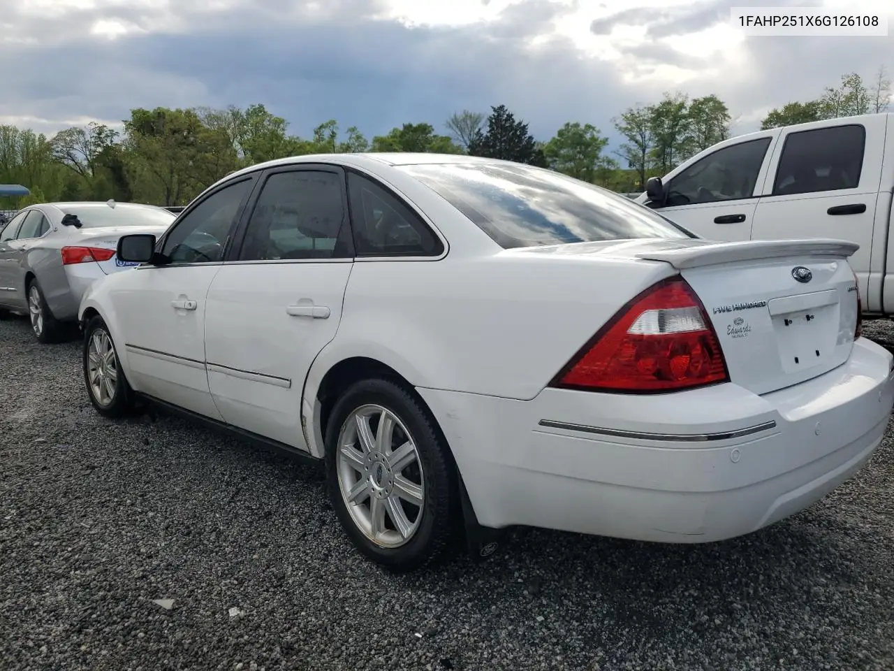 2006 Ford Five Hundred Limited VIN: 1FAHP251X6G126108 Lot: 52855605