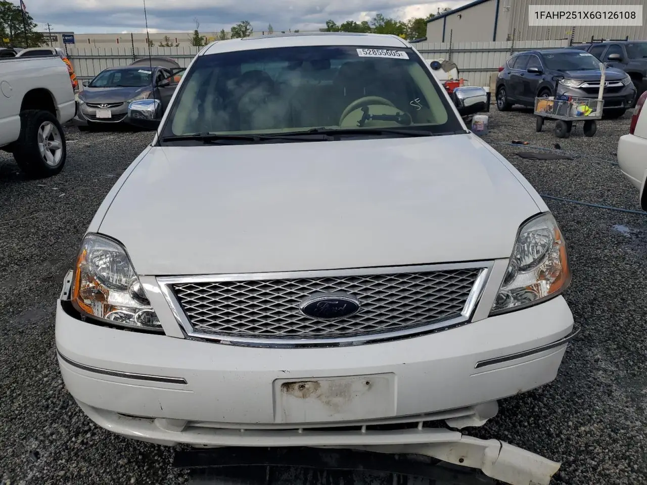 2006 Ford Five Hundred Limited VIN: 1FAHP251X6G126108 Lot: 52855605