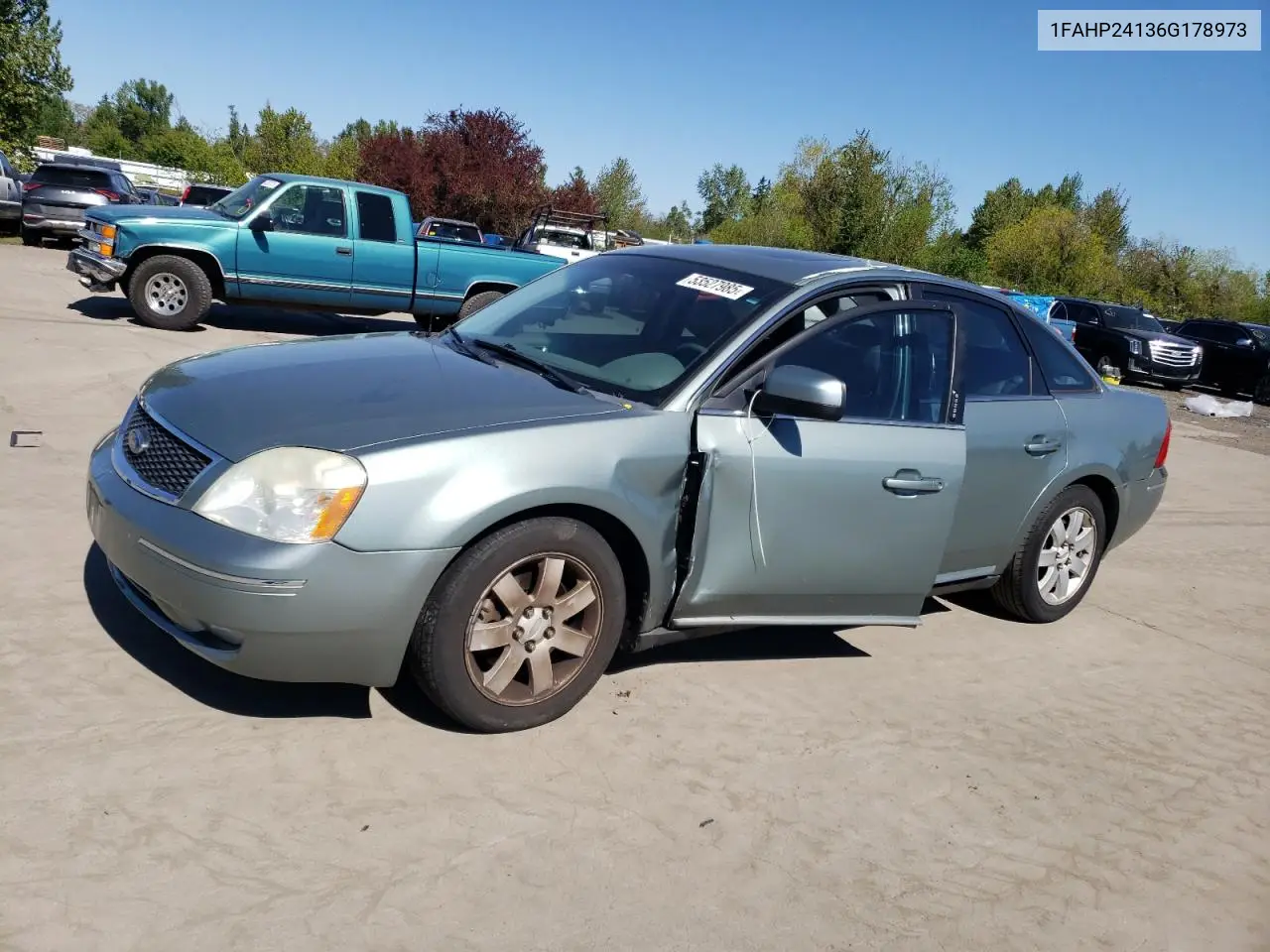2006 Ford Five Hundred Sel VIN: 1FAHP24136G178973 Lot: 53527985