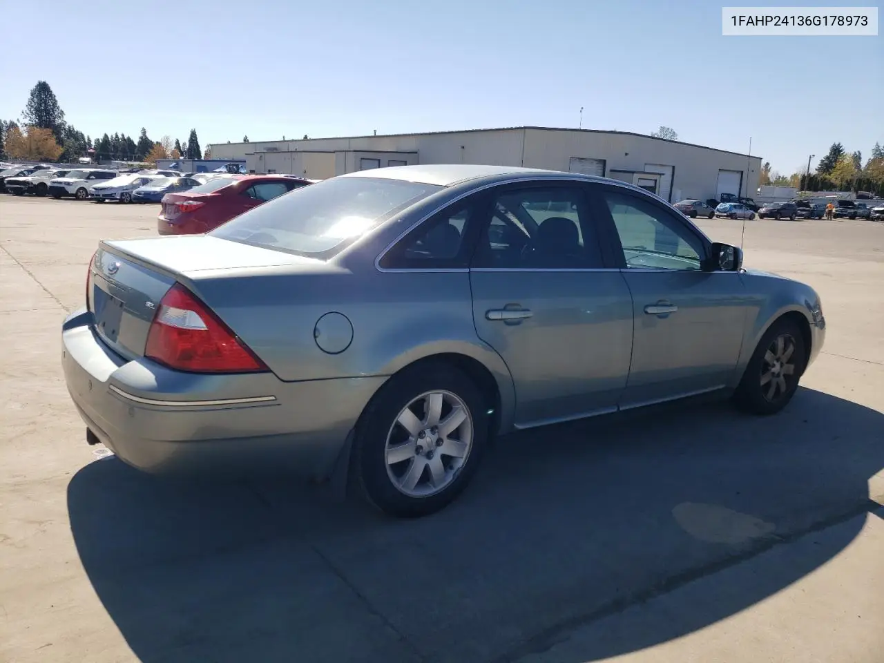 2006 Ford Five Hundred Sel VIN: 1FAHP24136G178973 Lot: 53527985