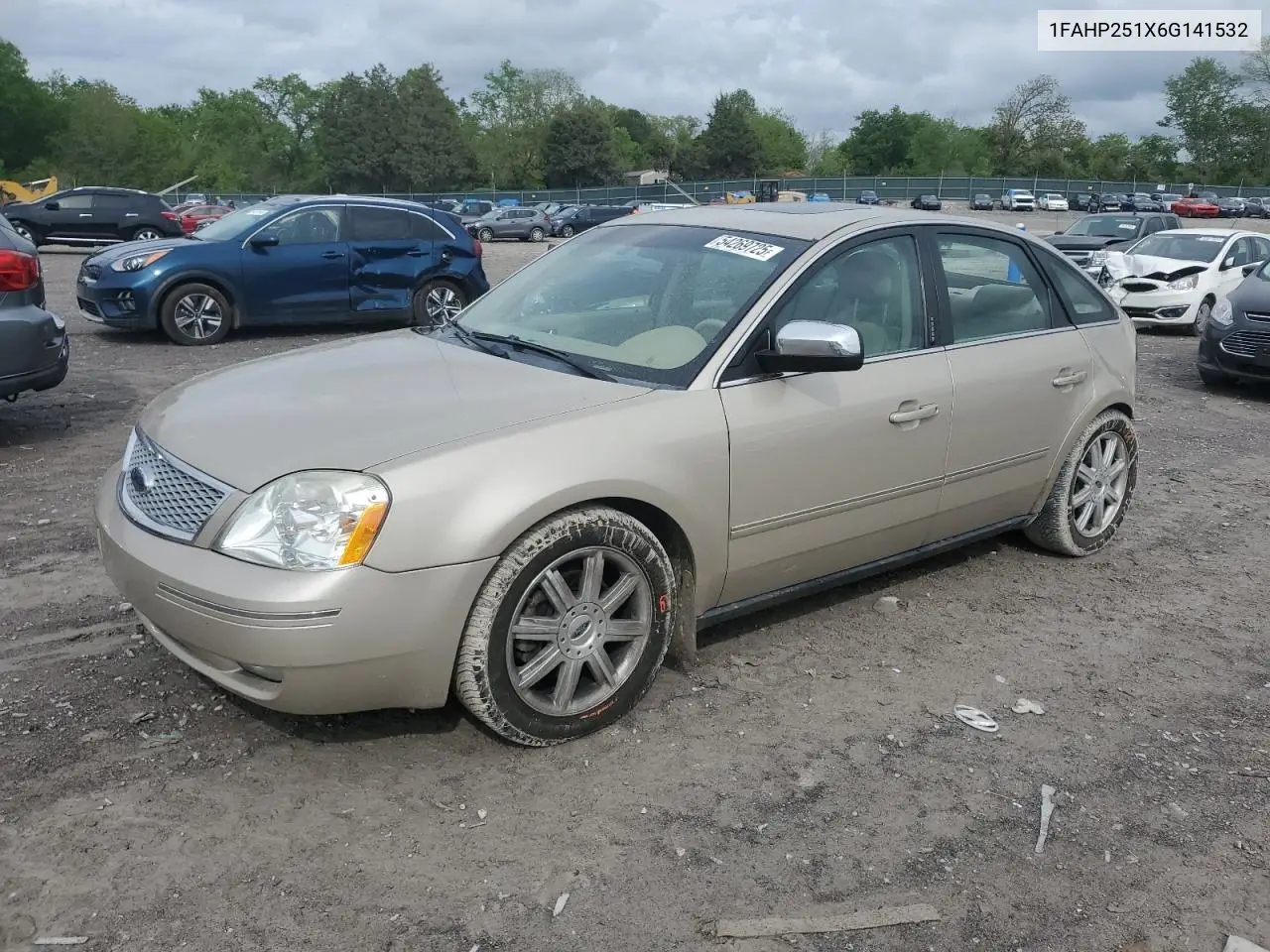 2006 Ford Five Hundred Limited VIN: 1FAHP251X6G141532 Lot: 54269725