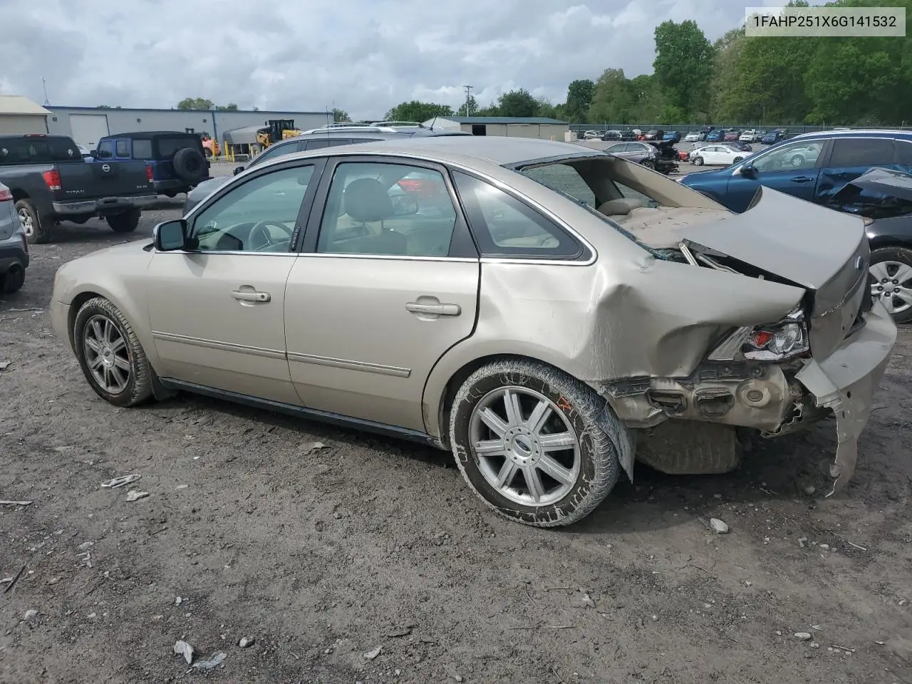 2006 Ford Five Hundred Limited VIN: 1FAHP251X6G141532 Lot: 54269725