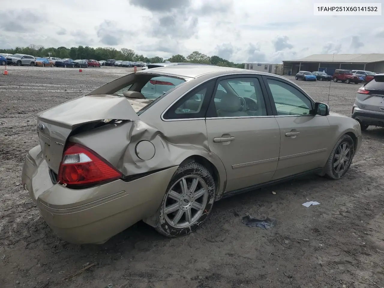 2006 Ford Five Hundred Limited VIN: 1FAHP251X6G141532 Lot: 54269725