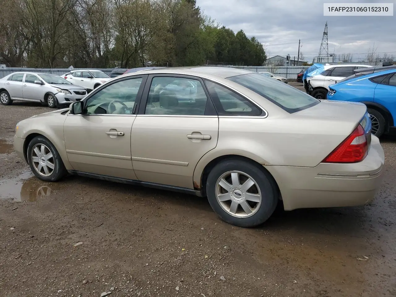 2006 Ford Five Hundred Se VIN: 1FAFP23106G152310 Lot: 54503685