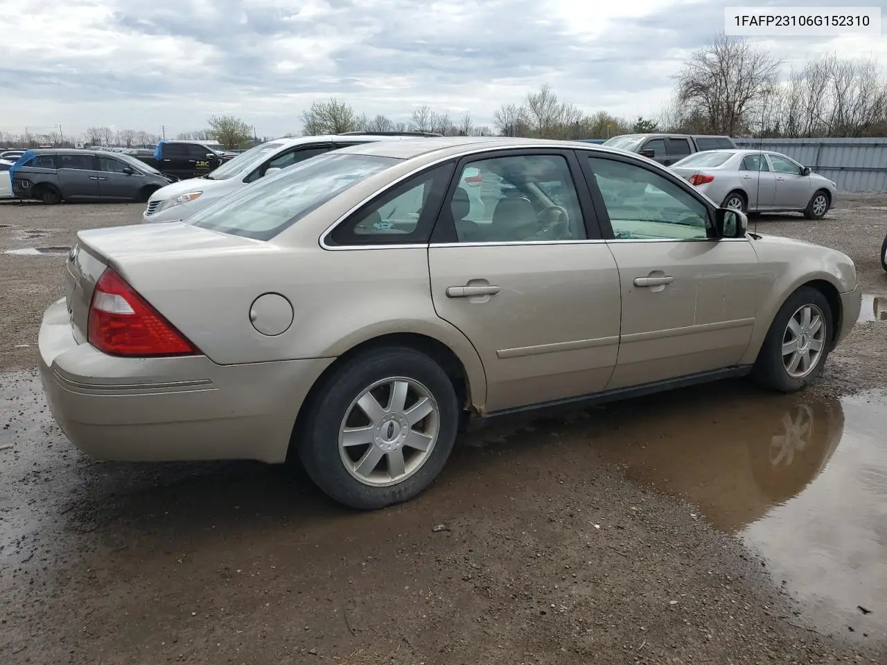 2006 Ford Five Hundred Se VIN: 1FAFP23106G152310 Lot: 54503685