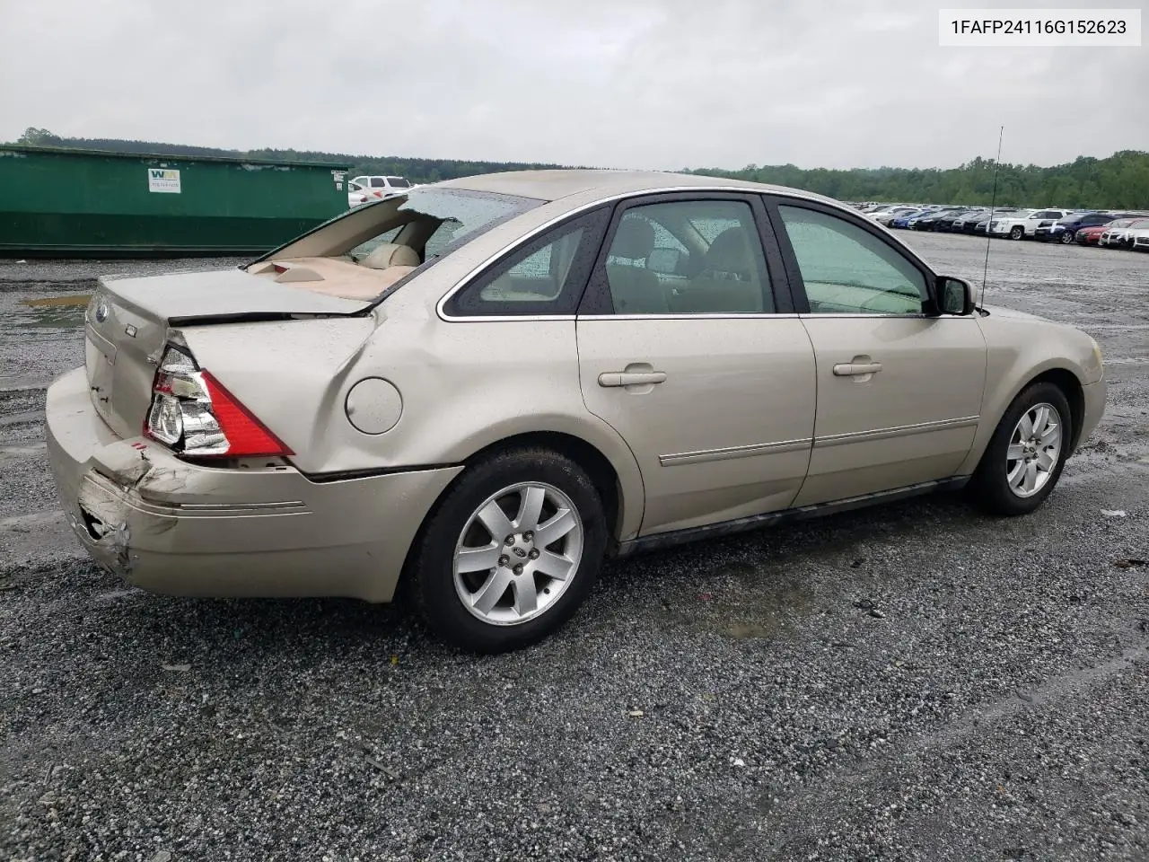 2006 Ford Five Hundred Sel VIN: 1FAFP24116G152623 Lot: 54522795