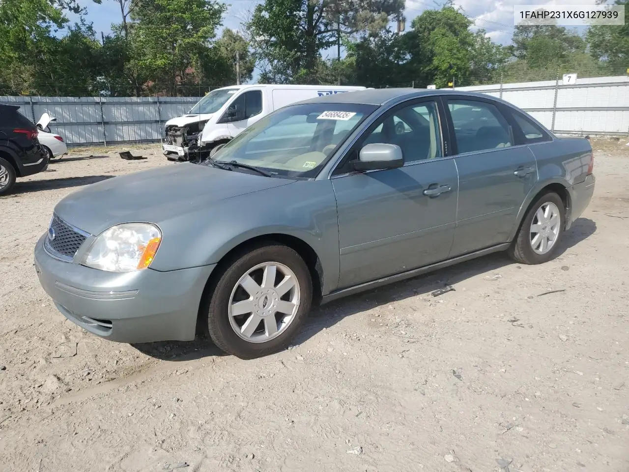 2006 Ford Five Hundred Se VIN: 1FAHP231X6G127939 Lot: 54688435