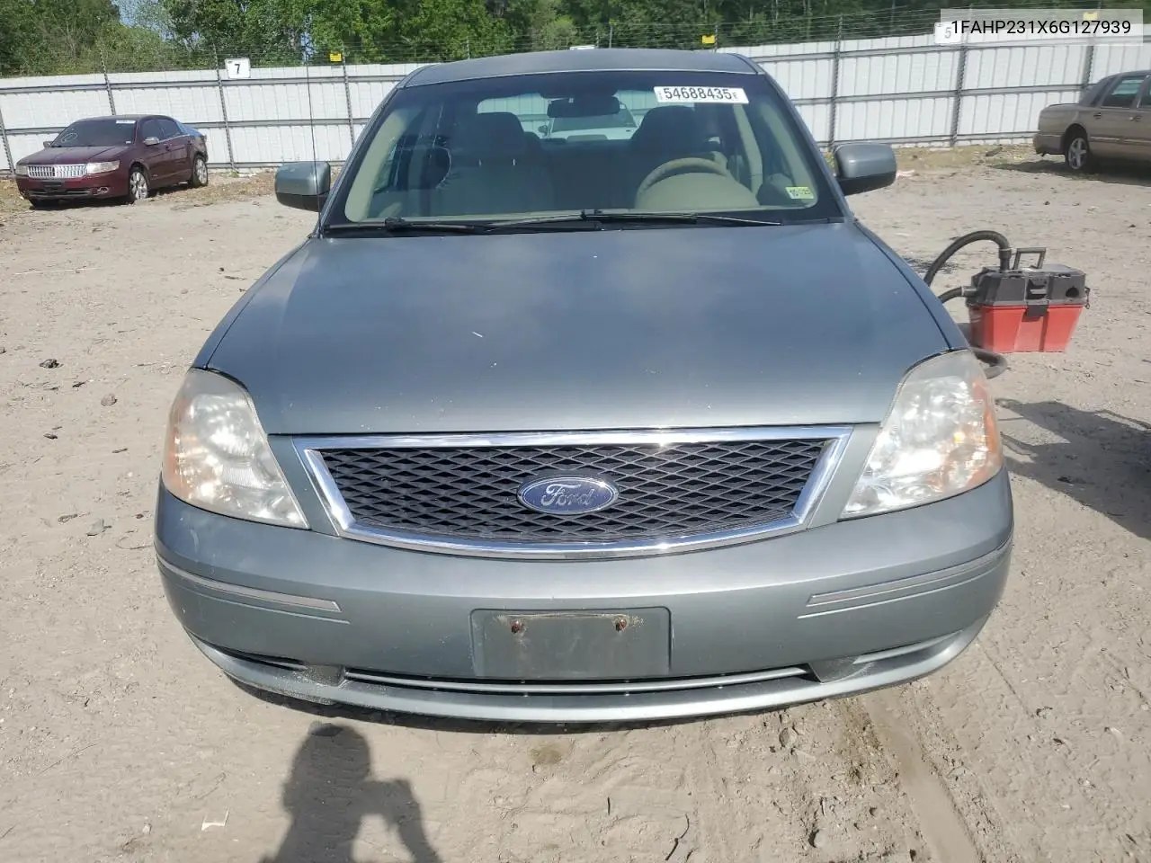 2006 Ford Five Hundred Se VIN: 1FAHP231X6G127939 Lot: 54688435