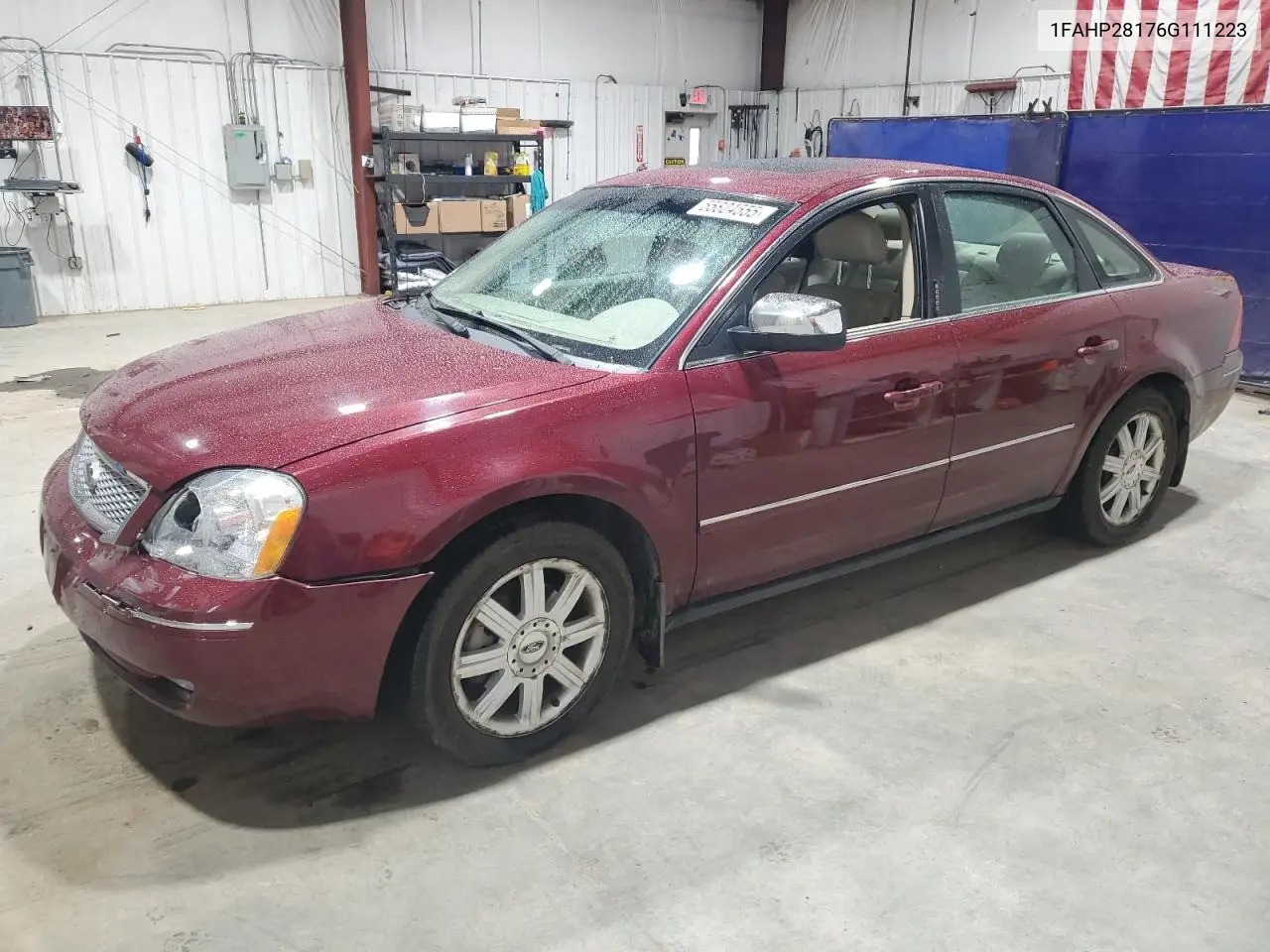 2006 Ford Five Hundred Limited VIN: 1FAHP28176G111223 Lot: 55824555