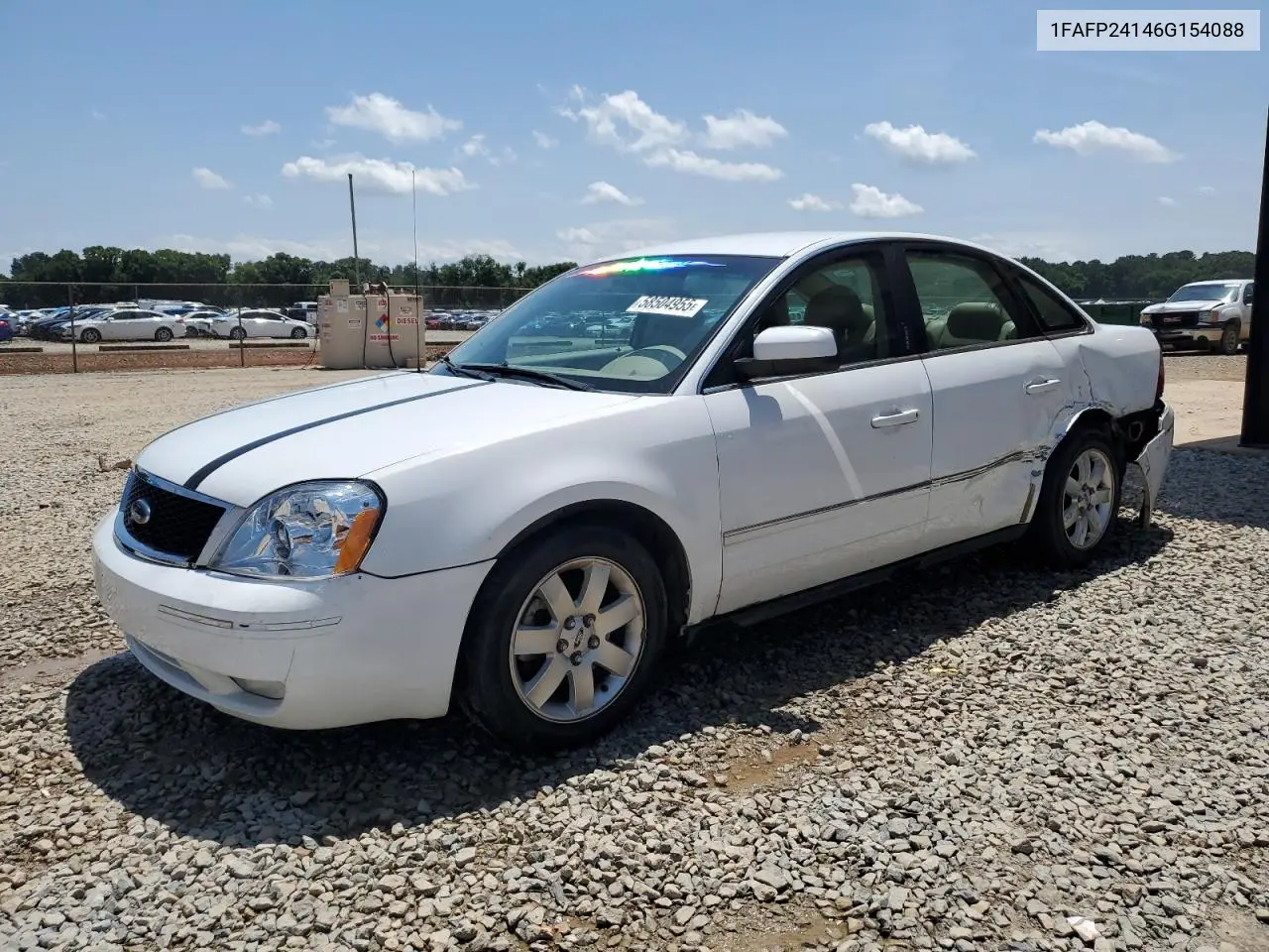 2006 Ford Five Hundred Sel VIN: 1FAFP24146G154088 Lot: 58504955