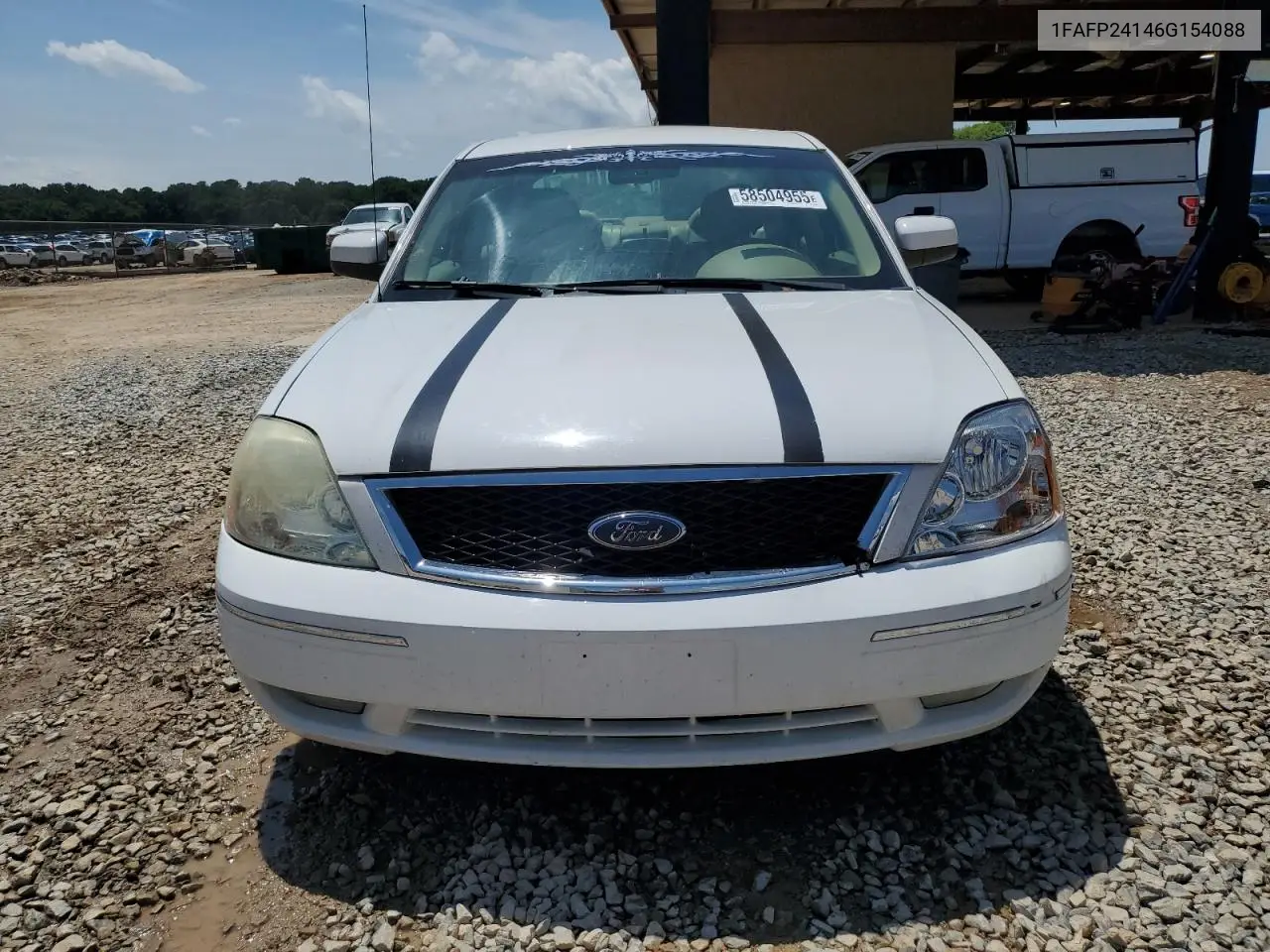2006 Ford Five Hundred Sel VIN: 1FAFP24146G154088 Lot: 58504955