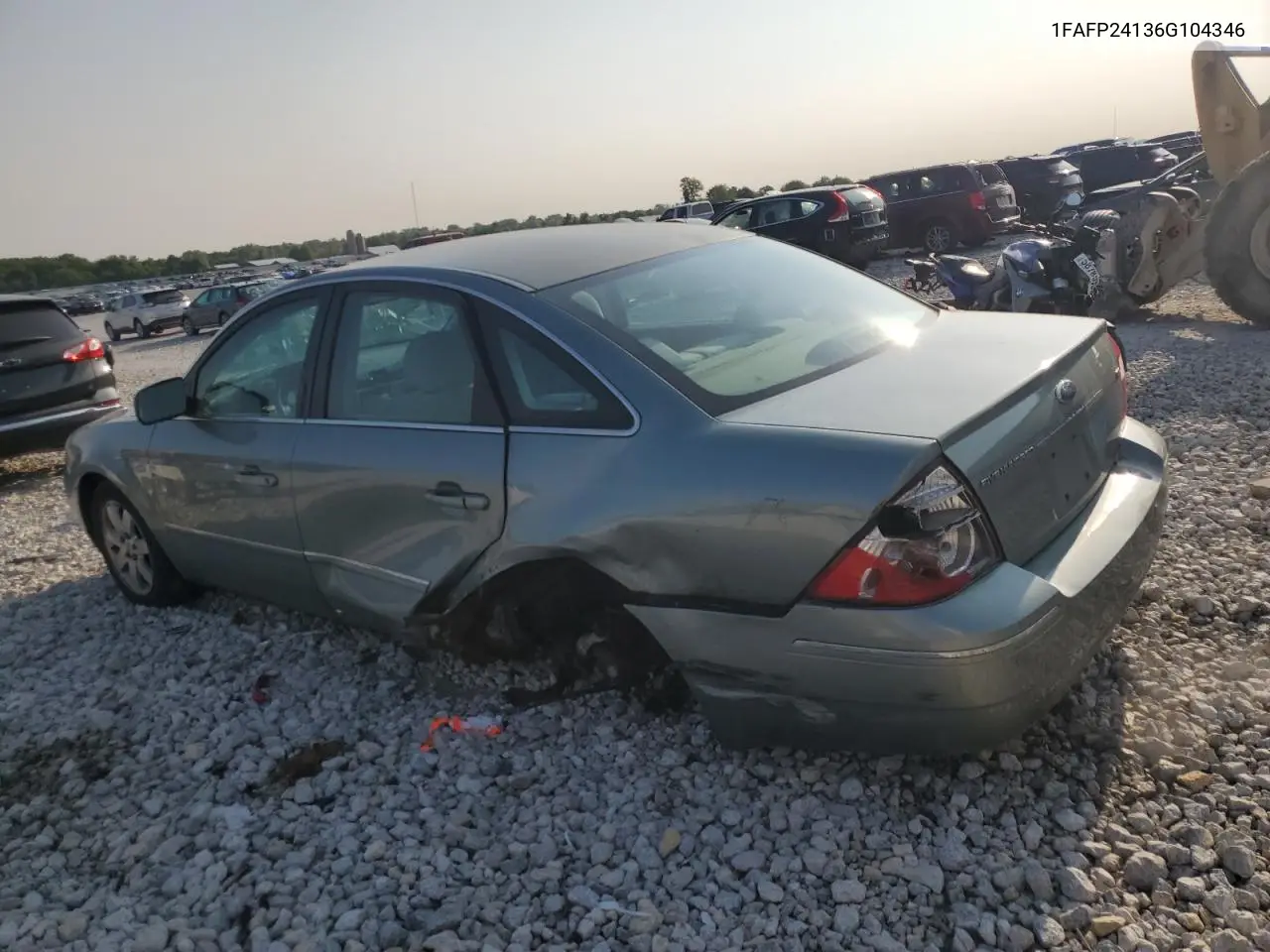 2006 Ford Five Hundred Sel VIN: 1FAFP24136G104346 Lot: 58975535