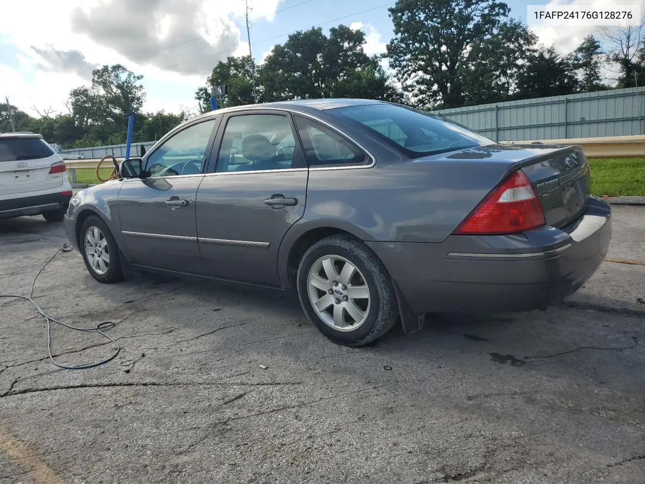 2006 Ford Five Hundred Sel VIN: 1FAFP24176G128276 Lot: 58991915