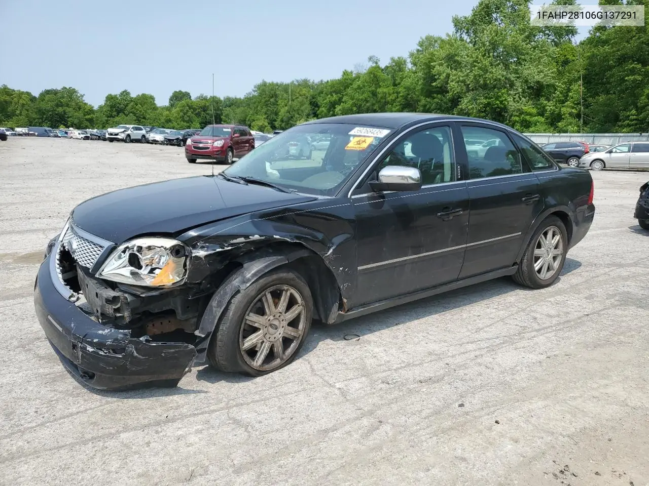 2006 Ford Five Hundred Limited VIN: 1FAHP28106G137291 Lot: 59268435