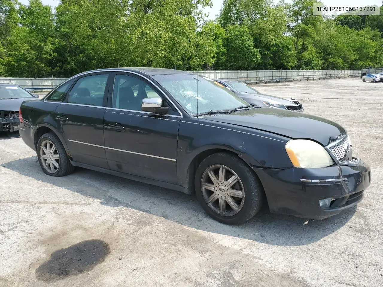 2006 Ford Five Hundred Limited VIN: 1FAHP28106G137291 Lot: 59268435