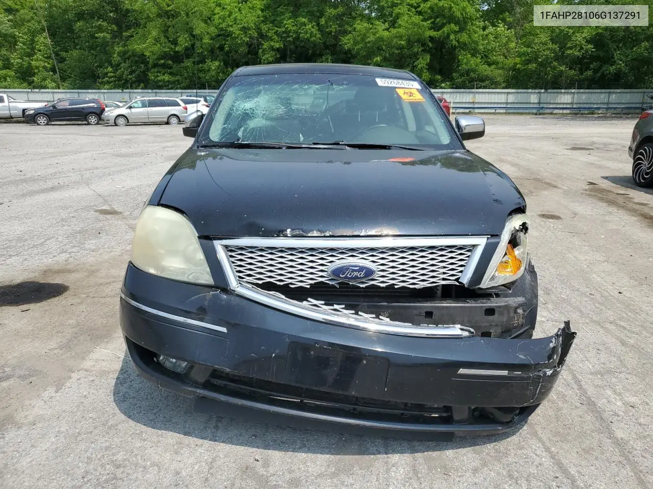 2006 Ford Five Hundred Limited VIN: 1FAHP28106G137291 Lot: 59268435