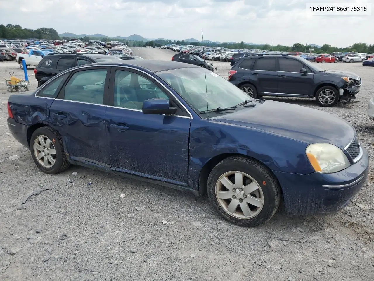 2006 Ford Five Hundred Sel VIN: 1FAFP24186G175316 Lot: 59765025