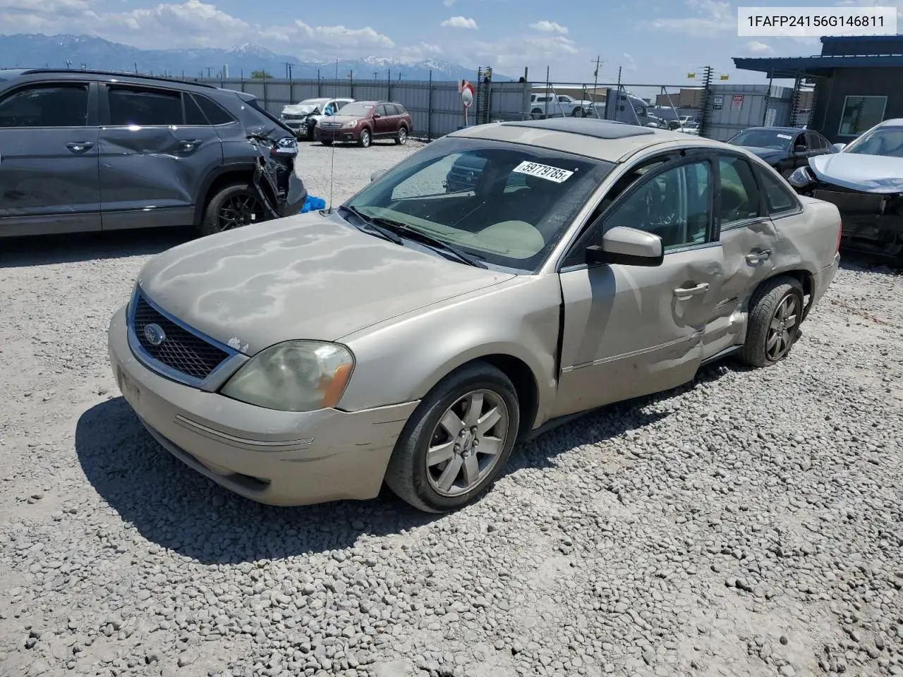 2006 Ford Five Hundred Sel VIN: 1FAFP24156G146811 Lot: 59779785