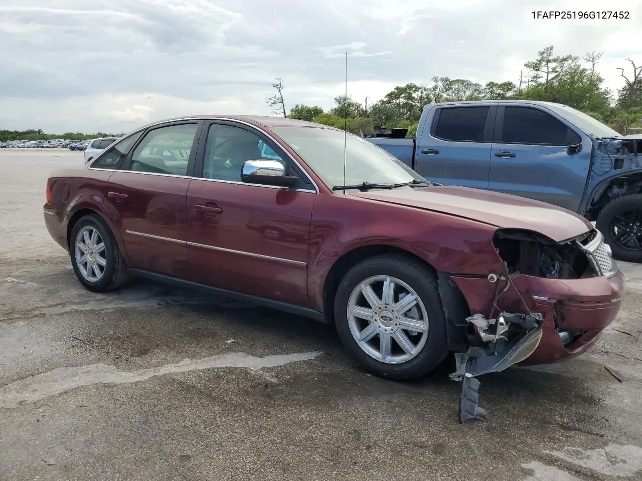 2006 Ford Five Hundred Limited VIN: 1FAFP25196G127452 Lot: 61756795