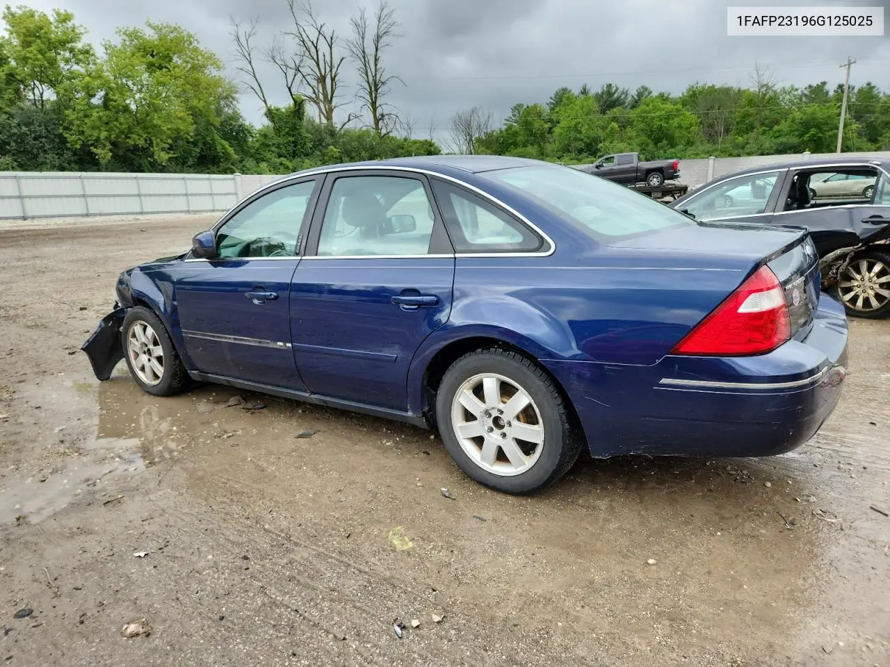 2006 Ford Five Hundred Se VIN: 1FAFP23196G125025 Lot: 61792935