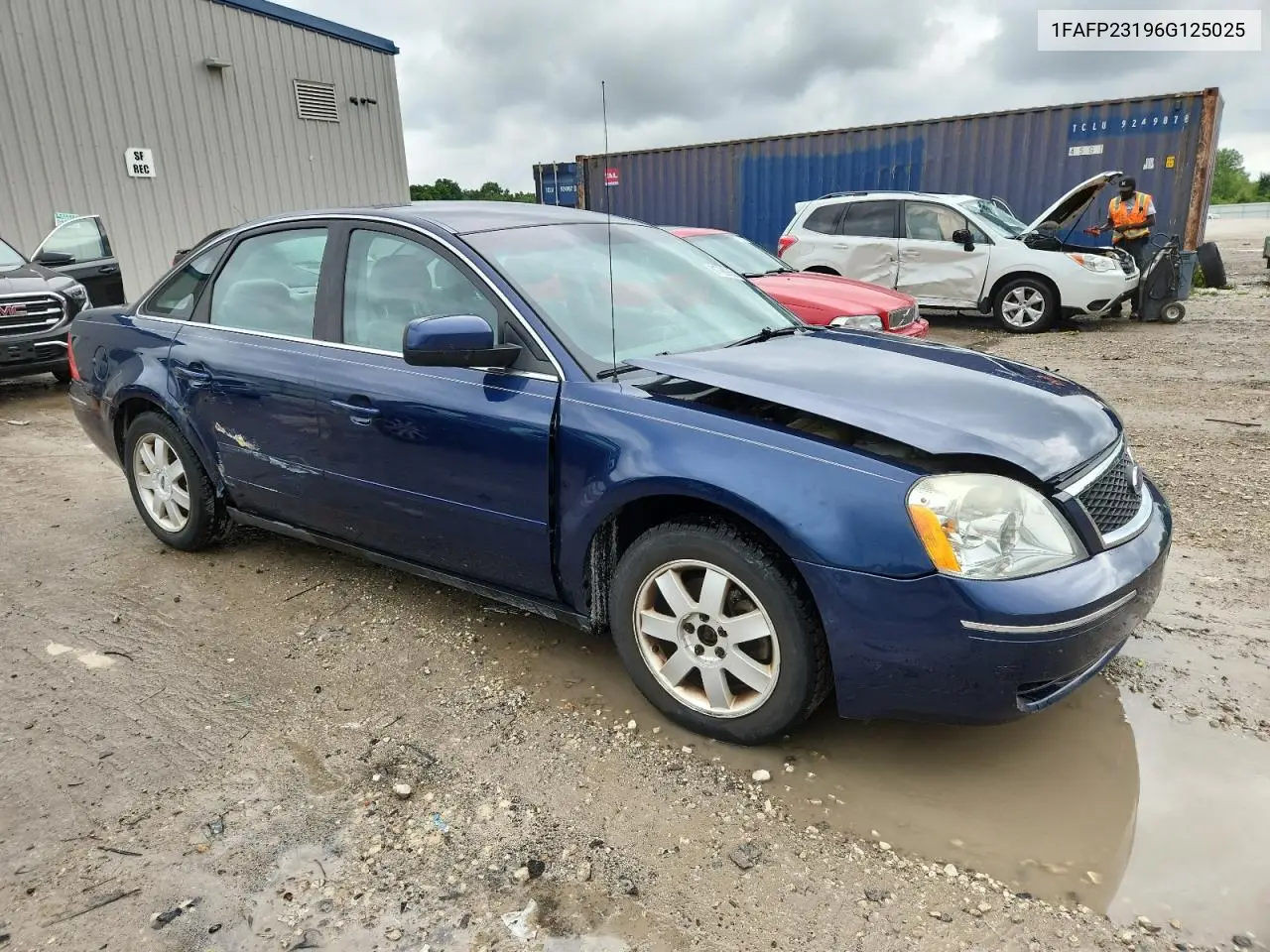 2006 Ford Five Hundred Se VIN: 1FAFP23196G125025 Lot: 61792935