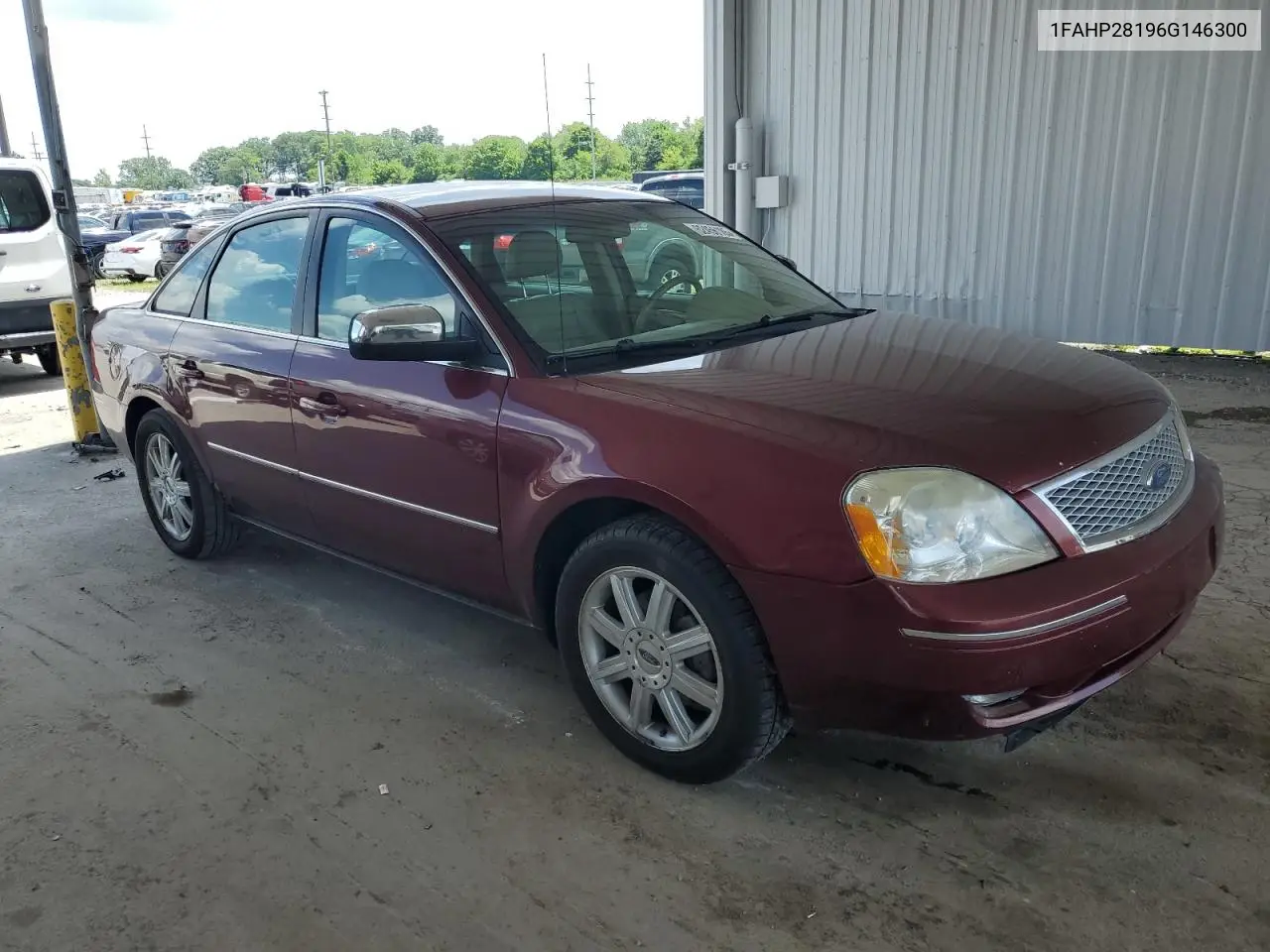 2006 Ford Five Hundred Limited VIN: 1FAHP28196G146300 Lot: 62456185
