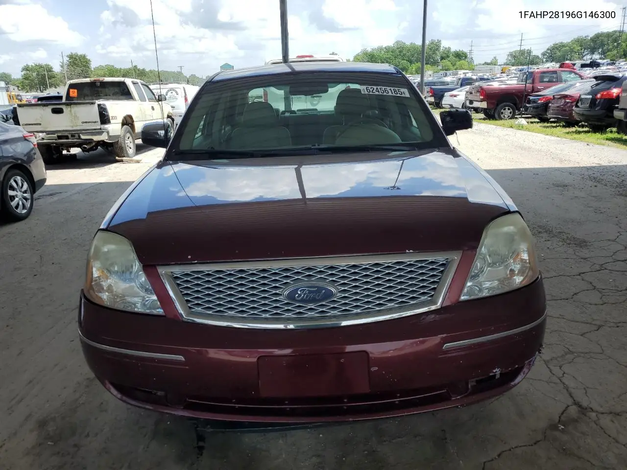 2006 Ford Five Hundred Limited VIN: 1FAHP28196G146300 Lot: 62456185