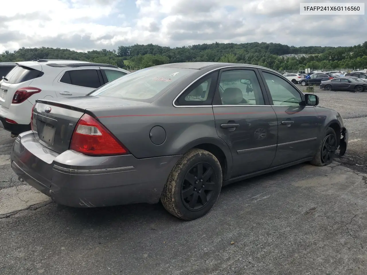 2006 Ford Five Hundred Sel VIN: 1FAFP241X6G116560 Lot: 64770325