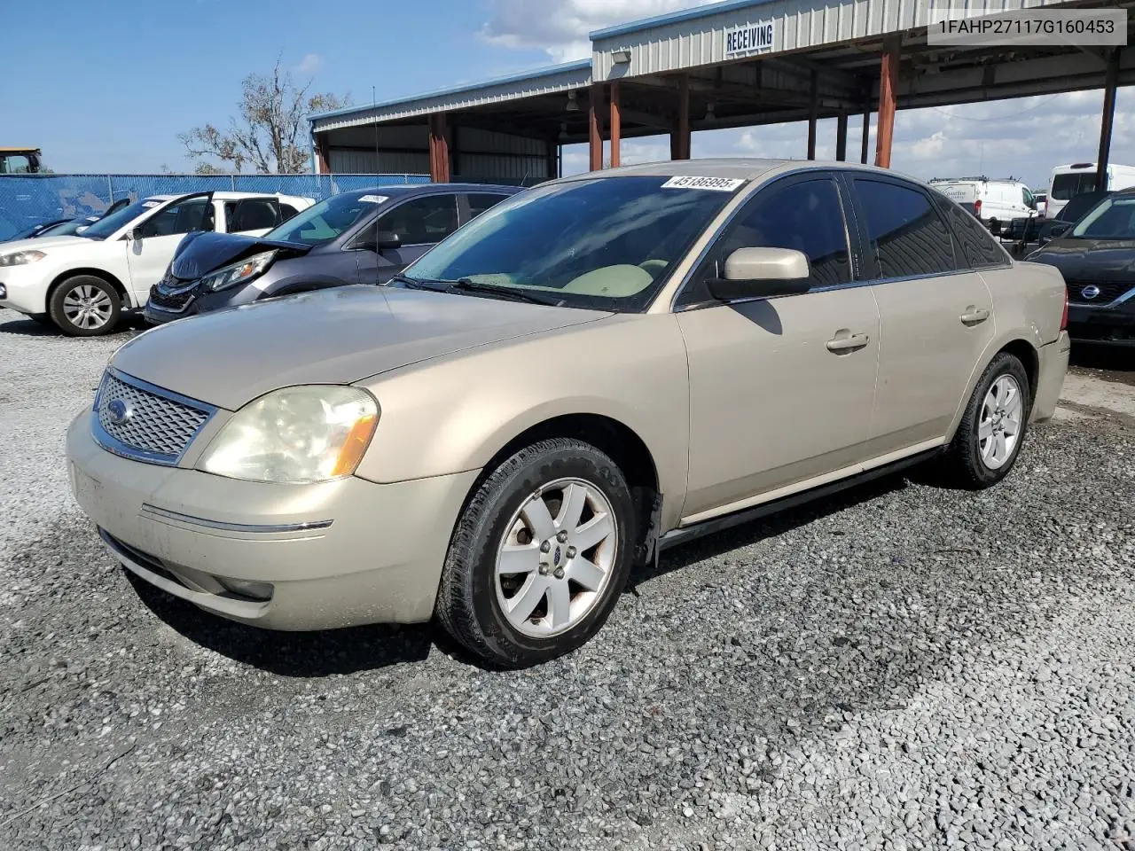 2007 Ford Five Hundred Sel VIN: 1FAHP27117G160453 Lot: 45186995