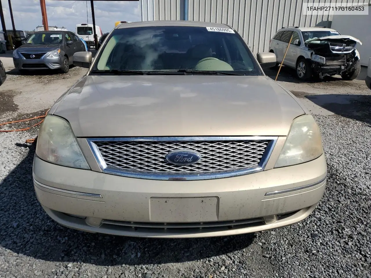 2007 Ford Five Hundred Sel VIN: 1FAHP27117G160453 Lot: 45186995