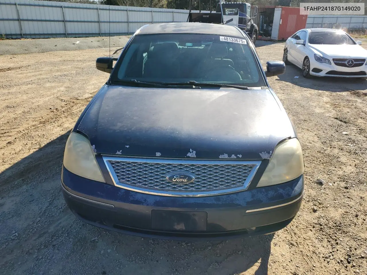 2007 Ford Five Hundred Sel VIN: 1FAHP24187G149020 Lot: 48133675
