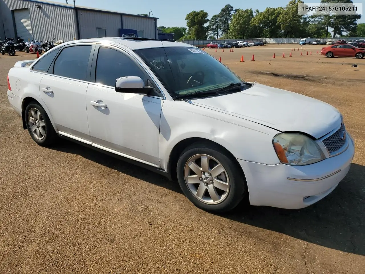 2007 Ford Five Hundred Sel VIN: 1FAFP24157G105211 Lot: 51967505