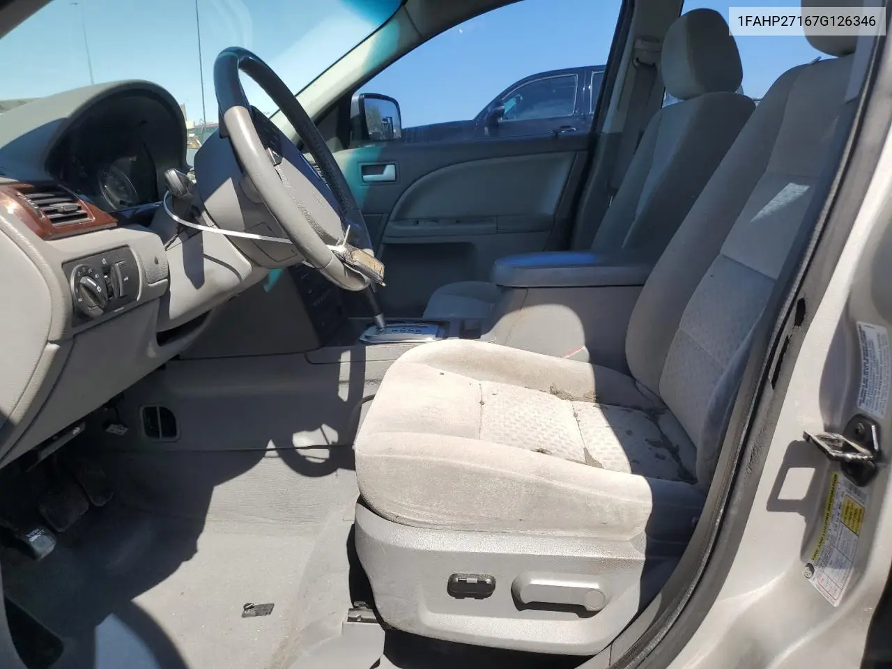 2007 Ford Five Hundred Sel VIN: 1FAHP27167G126346 Lot: 52763165