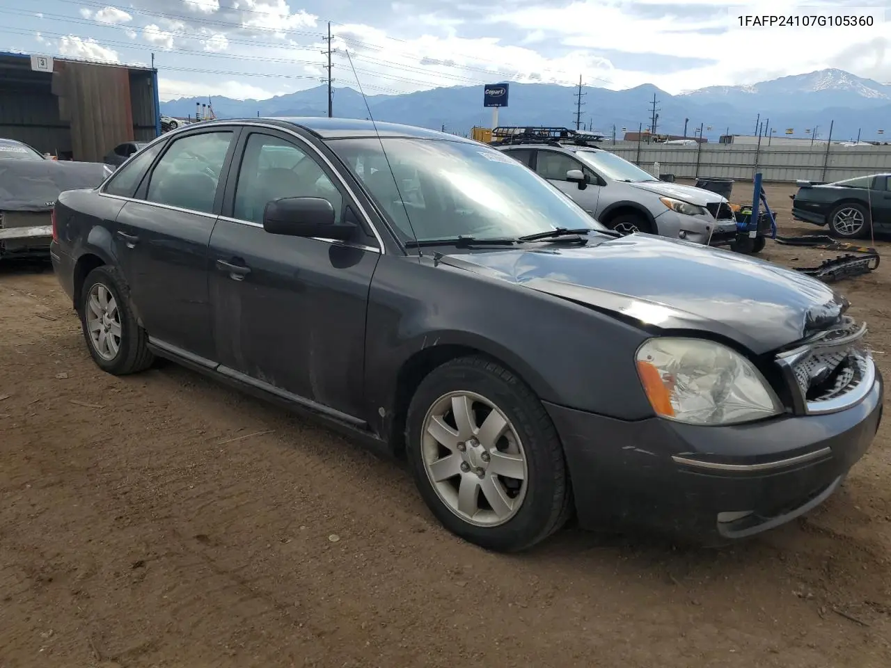 2007 Ford Five Hundred Sel VIN: 1FAFP24107G105360 Lot: 54726665