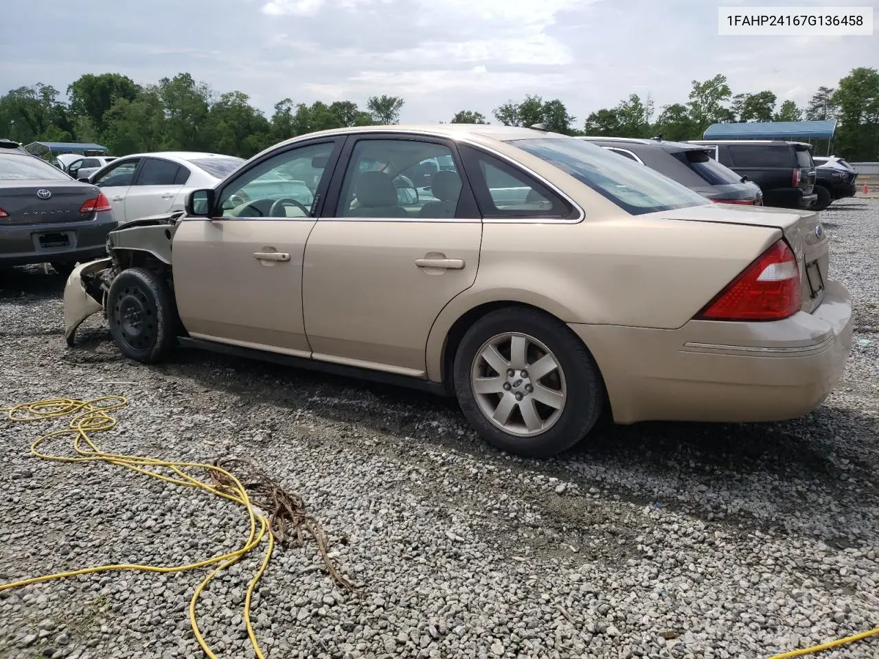 2007 Ford Five Hundred Sel VIN: 1FAHP24167G136458 Lot: 55126175