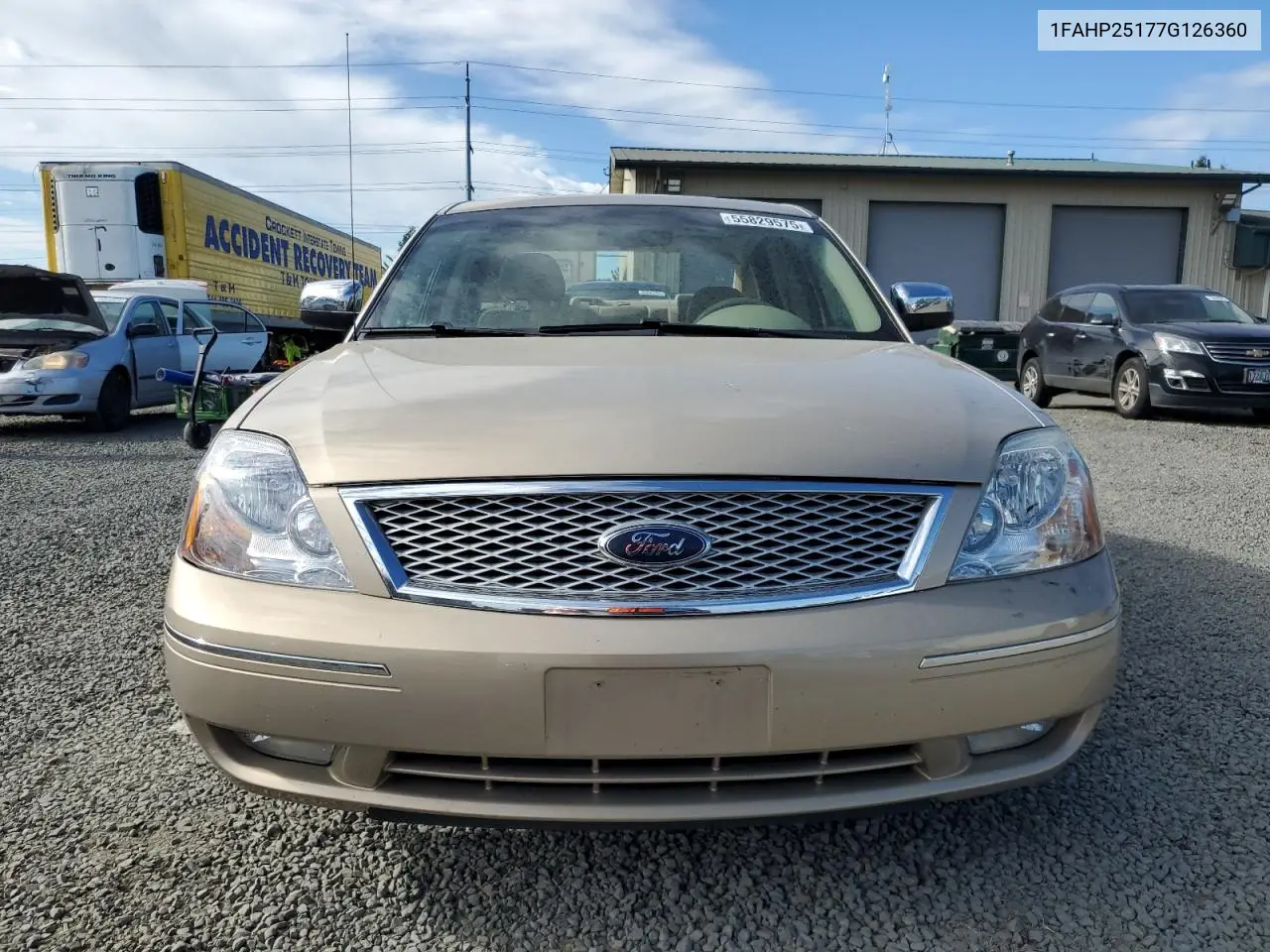 2007 Ford Five Hundred Limited VIN: 1FAHP25177G126360 Lot: 55829575