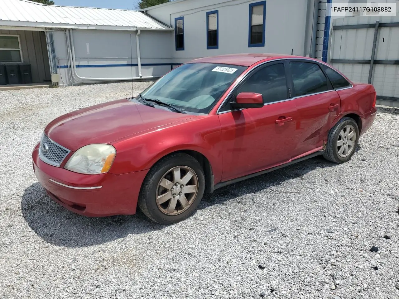 2007 Ford Five Hundred Sel VIN: 1FAFP24117G108882 Lot: 57325835
