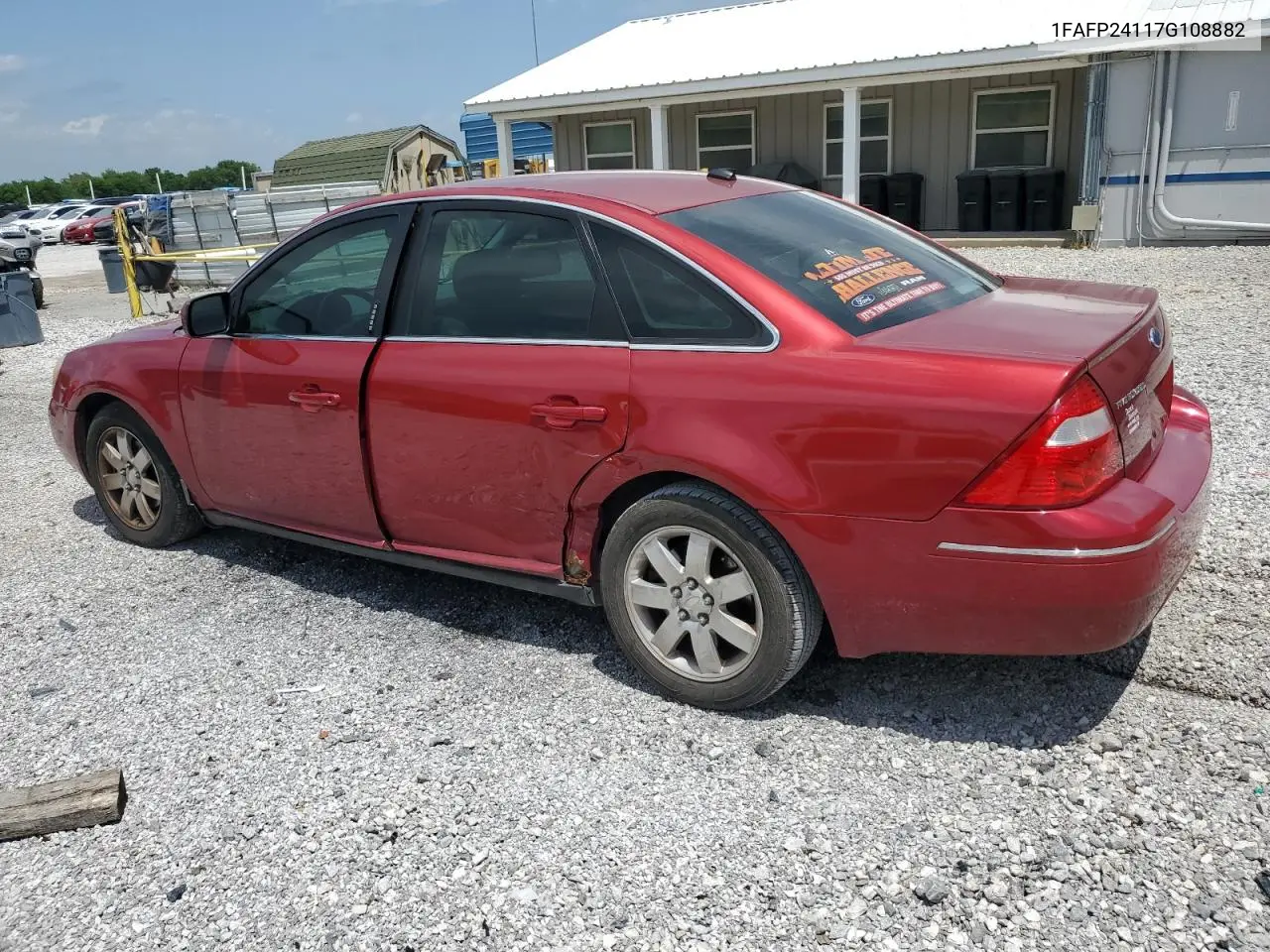 2007 Ford Five Hundred Sel VIN: 1FAFP24117G108882 Lot: 57325835