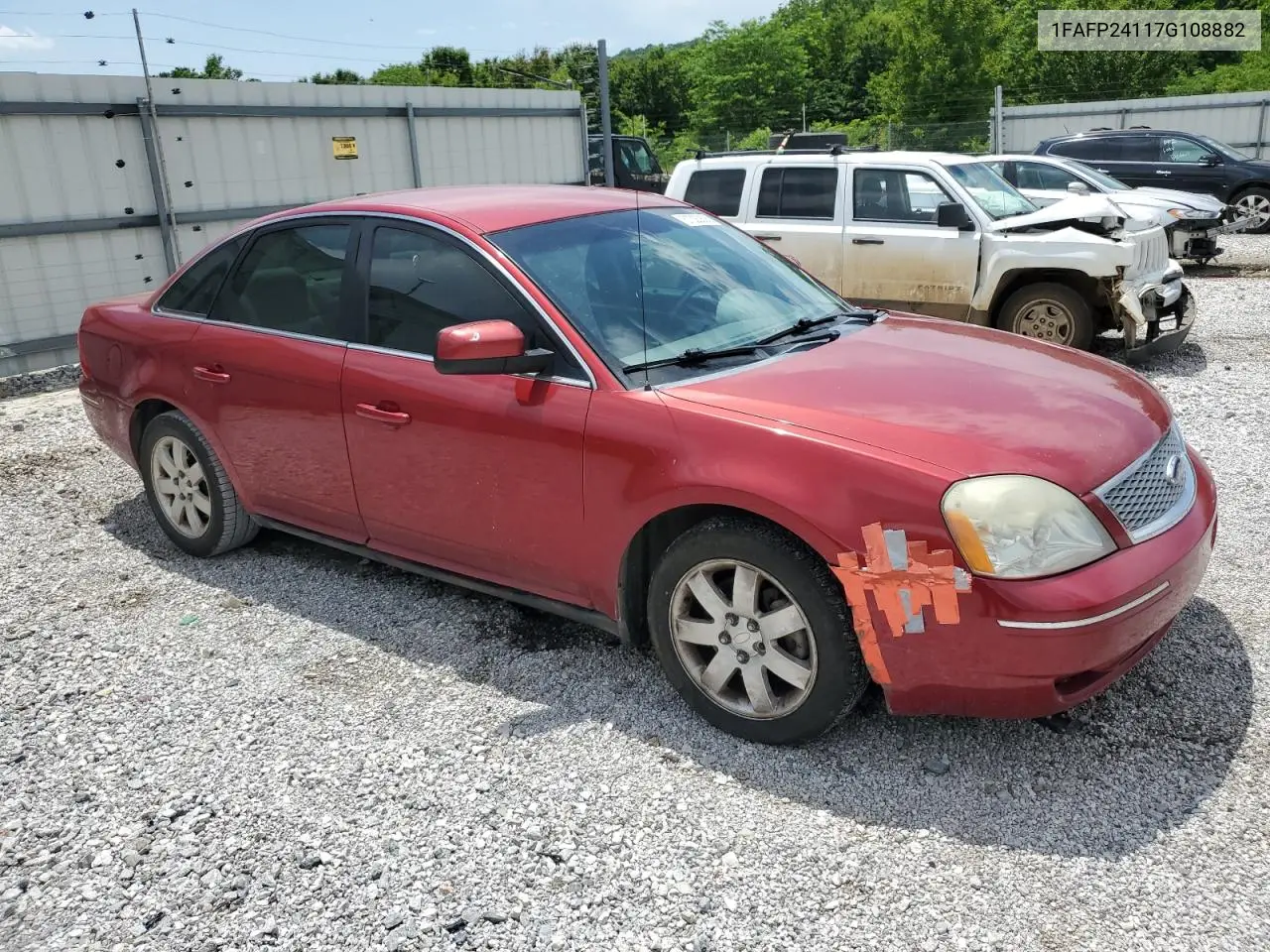 2007 Ford Five Hundred Sel VIN: 1FAFP24117G108882 Lot: 57325835