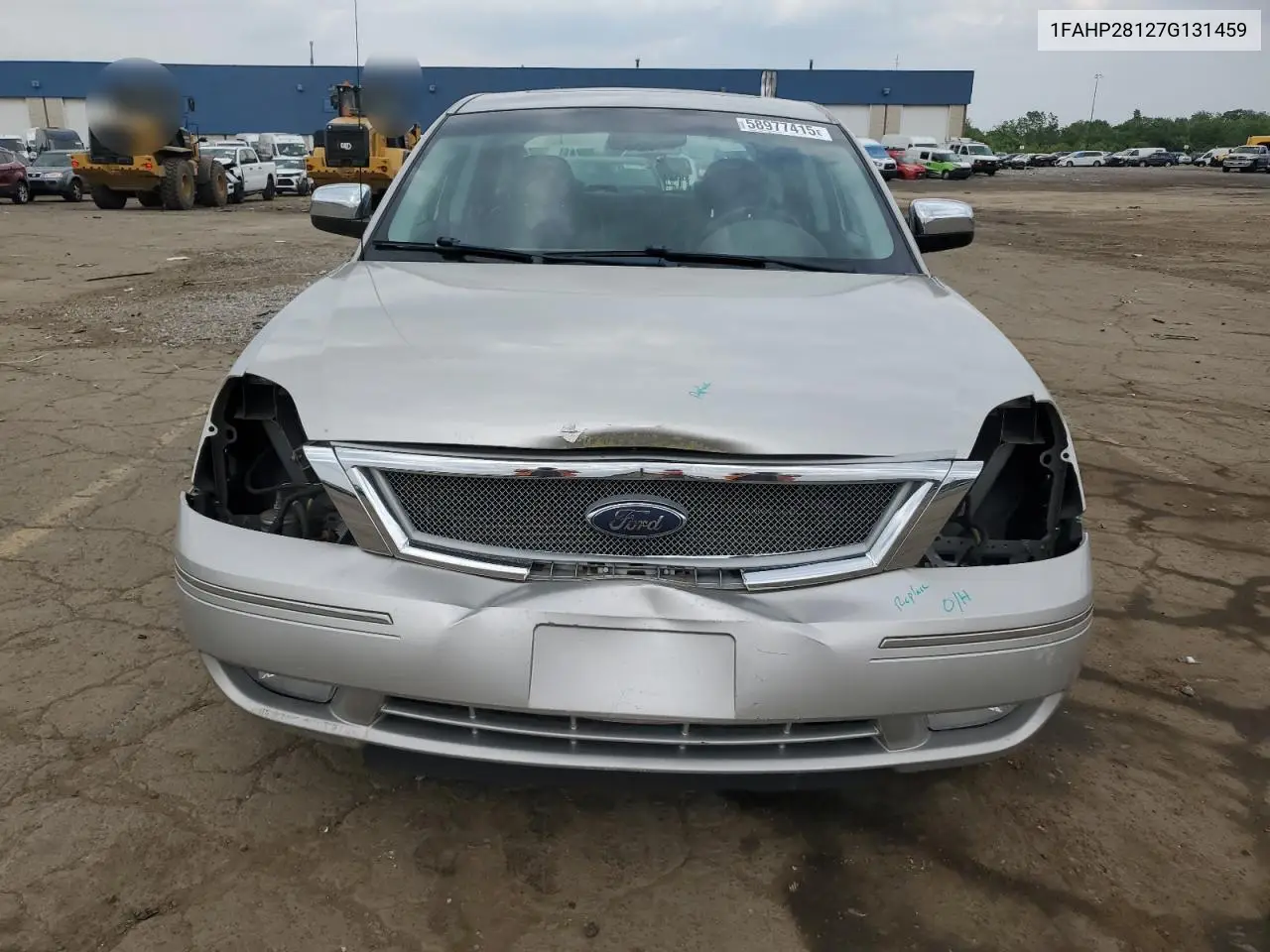 2007 Ford Five Hundred Limited VIN: 1FAHP28127G131459 Lot: 58977415