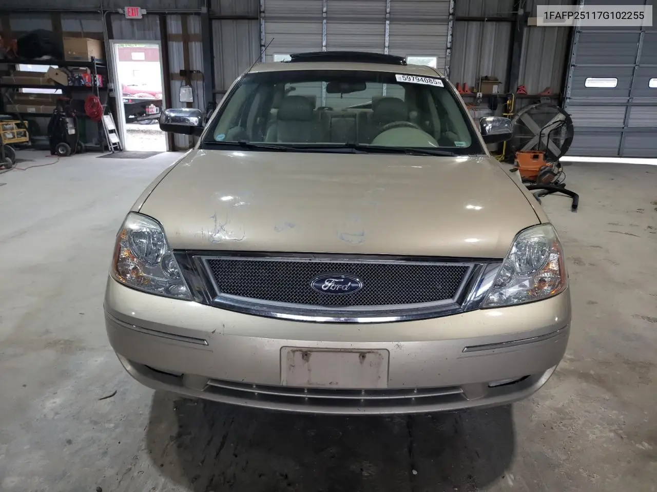 2007 Ford Five Hundred Limited VIN: 1FAFP25117G102255 Lot: 59794085