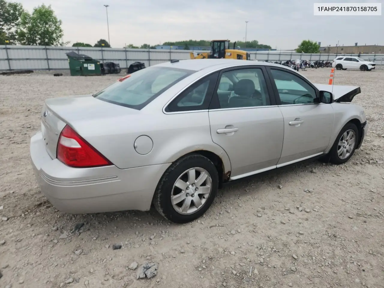 2007 Ford Five Hundred Sel VIN: 1FAHP24187G158705 Lot: 59799835