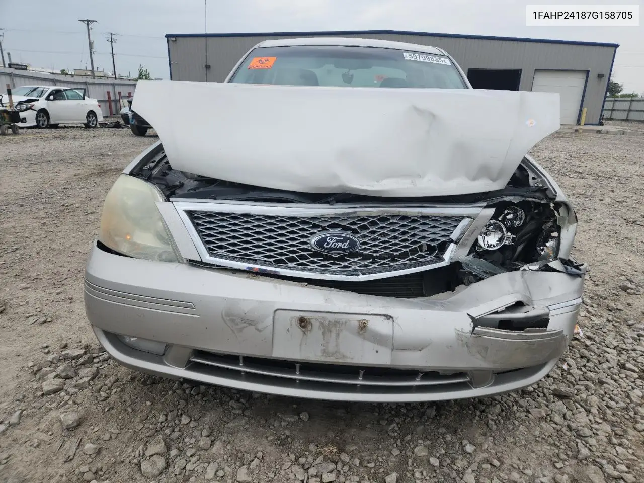 2007 Ford Five Hundred Sel VIN: 1FAHP24187G158705 Lot: 59799835