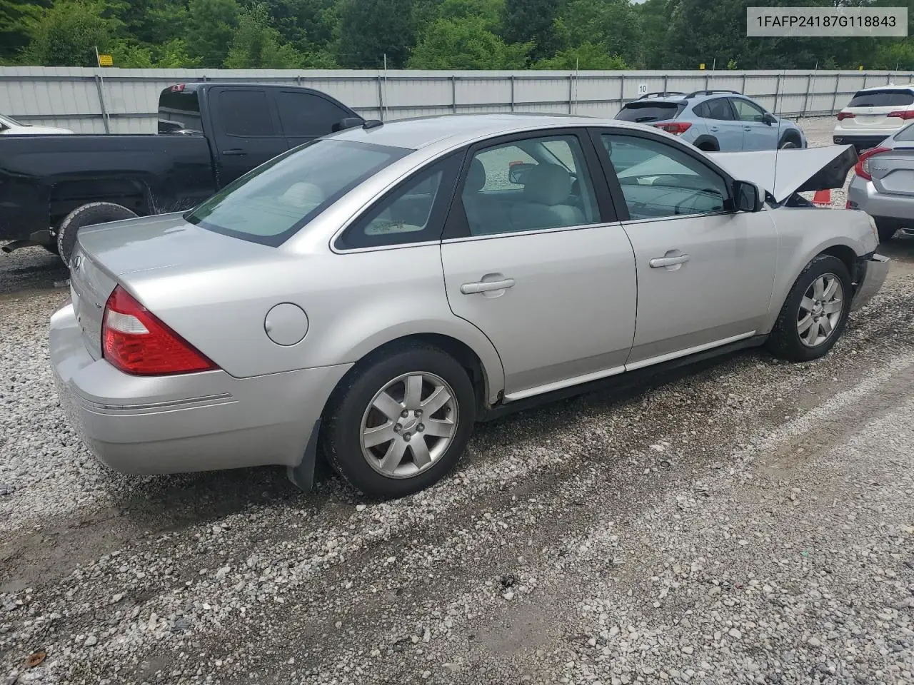 2007 Ford Five Hundred Sel VIN: 1FAFP24187G118843 Lot: 59888465