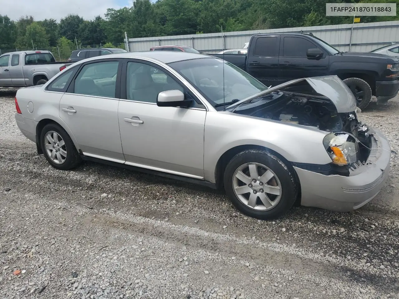 2007 Ford Five Hundred Sel VIN: 1FAFP24187G118843 Lot: 59888465